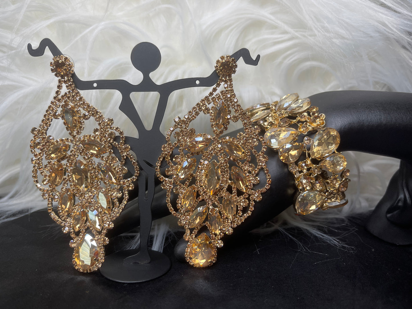 Topaz Rhinestone Bracelet